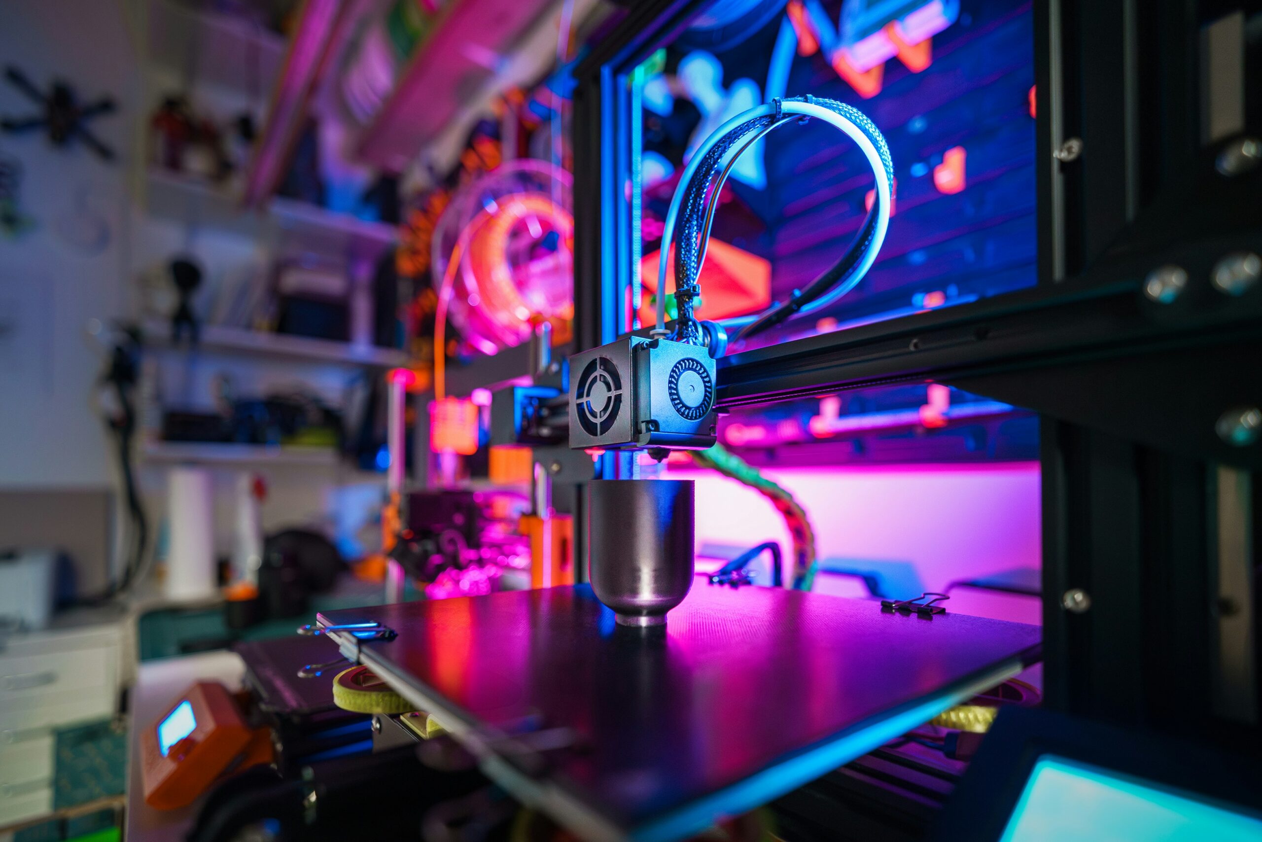 3D printer in action